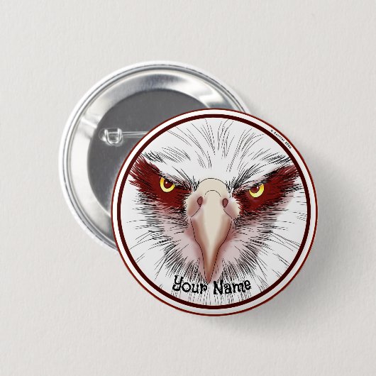 USA Eagle Ronde Button 5,7 Cm (Voorkant /achterkant)