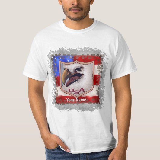 USA Eagle Shield t-shirt (Voorkant)