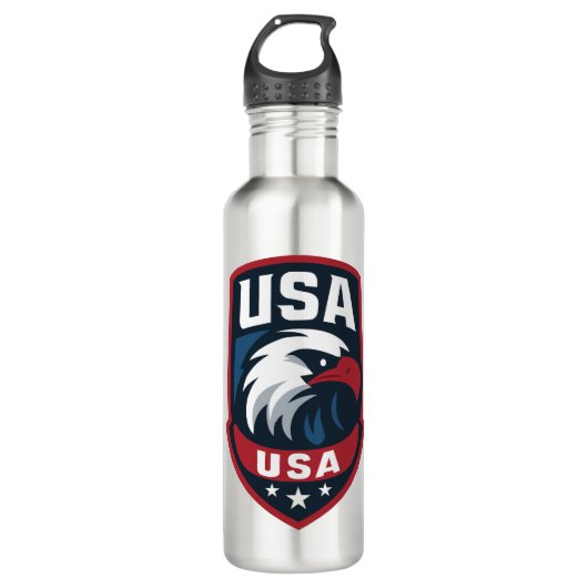 USA Eagle Sports Crest Waterfles (Voorkant)