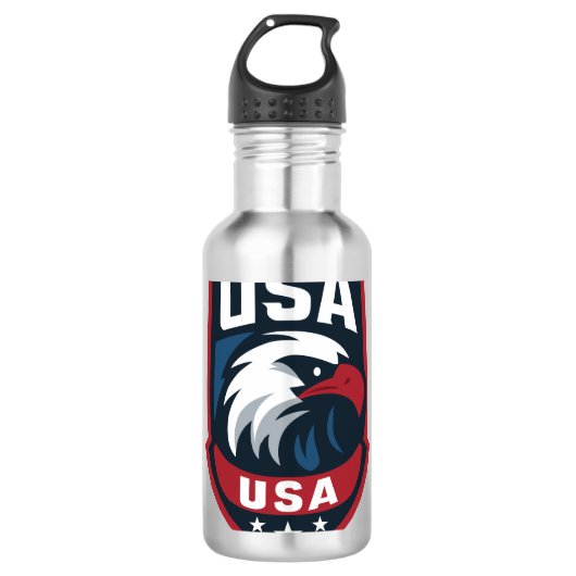 USA Eagle Sports Crest Waterfles (Voorkant)
