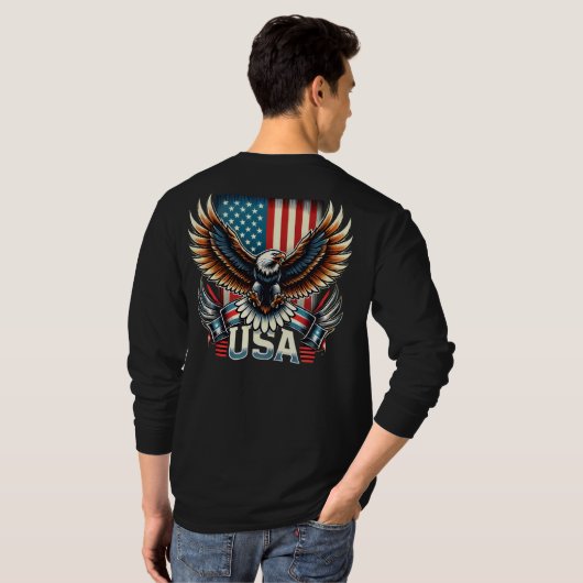 USA EAGLE T-SHIRT (Achterkant volledig)