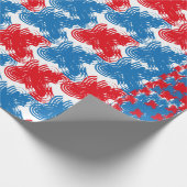 USA/EEUU FLAG SIMPLIFIED TEXT BY MASANSER PIXELAT CADEAUPAPIER (Hoek)