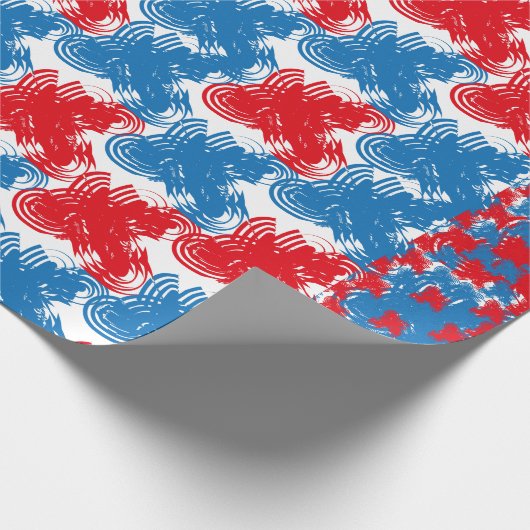 USA/EEUU FLAG SIMPLIFIED TEXT BY MASANSER PIXELAT CADEAUPAPIER (Hoek)