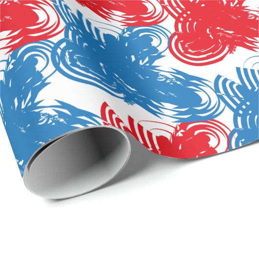 USA/EEUU FLAG SIMPLIFIED TEXT BY MASANSER PIXELAT CADEAUPAPIER (Rol Hoek)