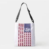 USA/EEUU FREE STARS FLAG BY MASANSER PIXELAT CROSSBODY TAS (Achterkant)