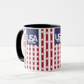 USA/EEUU FREE STARS FLAG BY MASANSER PIXELAT MOK (Voorkant links)