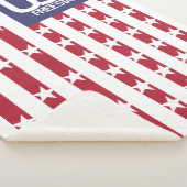USA/EEUU FREE STARS FLAG BY MASANSER PIXELAT SHERPA DEKEN (3/4)