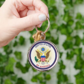 USA-erfgoedembleem Sleutelhanger (Hand)