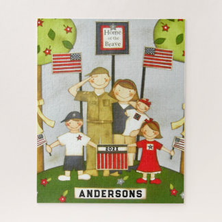 USA Familie Gift Jigsaw Puzzel