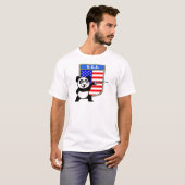 USA Fencing Panda T-shirt (Voorkant volledig)