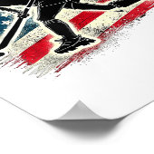 Usa Field Hockey Meisje Verenigde Staten Van Ameri Poster (Hoek)