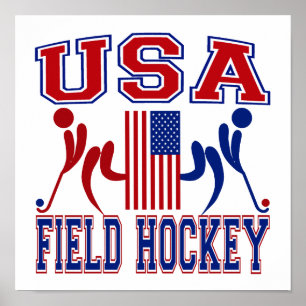 USA Field Hockey Poster