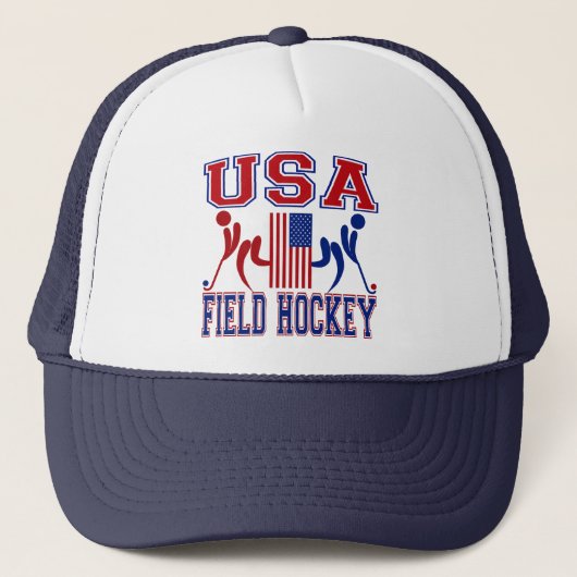 USA Field Hockey Trucker Pet (Voorkant)