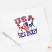 USA Field Hockey Vierkante Sticker (Envelop)