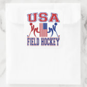 USA Field Hockey Vierkante Sticker (Tas)