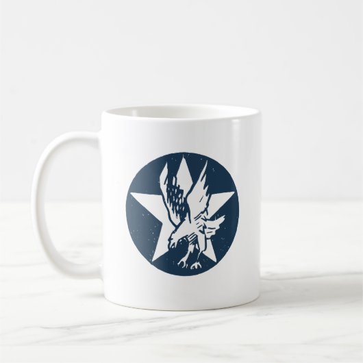 USA Fighting Squadron Insignia Koffiemok (Links)