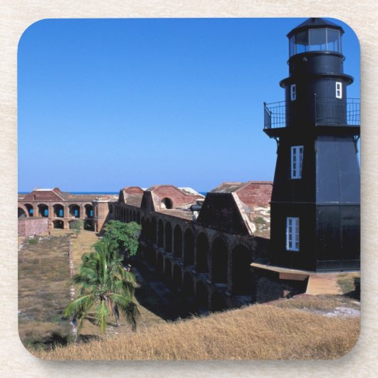 USA, FL, Florida Keys, Fort Jefferson, 1846, 2 Drankjes Onderzetter (Voorkant)