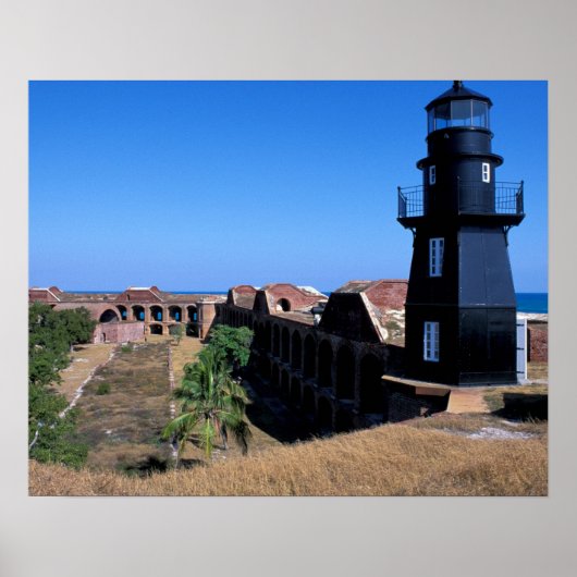 USA, FL, Florida Keys, Fort Jefferson, 1846, 2 Poster (Voorkant)