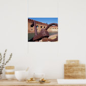 USA, FL, Florida Keys, Fort Jefferson, 1846, Poster (Keuken)
