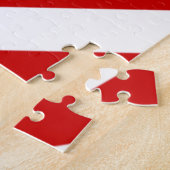 USA Flag 11x14 30pc jpcn Jigzaag Puzzle Legpuzzel (Zijkant)