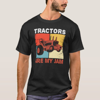 USA Flag America Farm Tractor Farming Life Farmer T-shirt