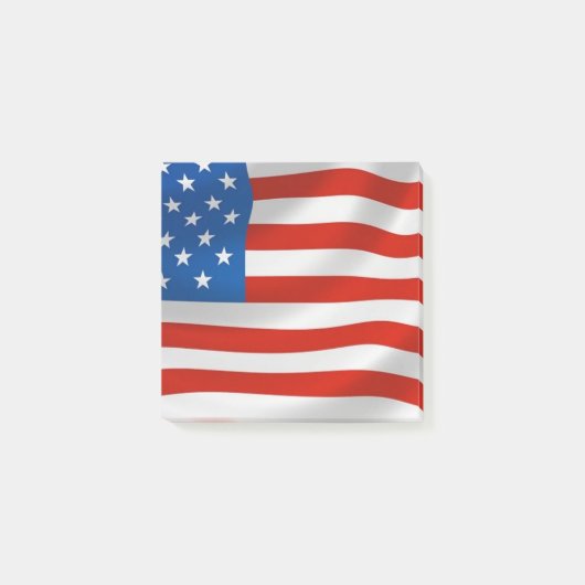 USA Flag America Post merkt op Post-it® Notes (Voorkant)