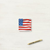 USA Flag America Post merkt op Post-it® Notes (Op bureau)