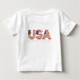 USA Flag Baby T-shirt