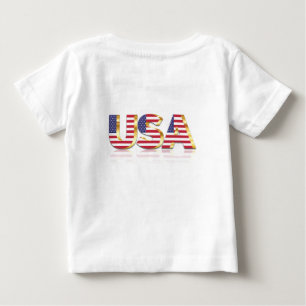 USA Flag Baby T-shirt