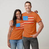 USA Flag Bier Pong Grappig 4th van juli Dag Gift T-shirt (Unisex)