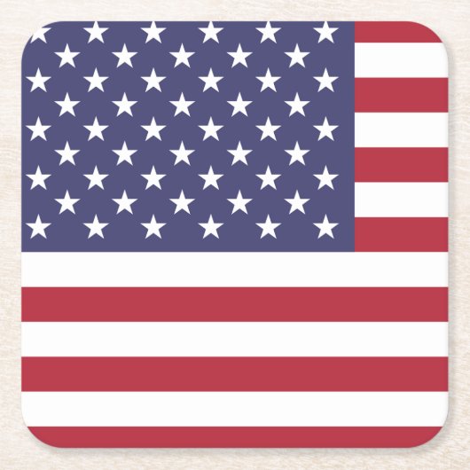 USA FLAG Biermat, Kartonnen Onderzetters (Voorkant)