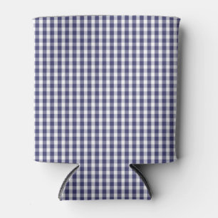 USA Flag Blue en White Gingham Checked Blikjeskoeler