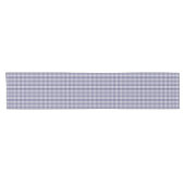 USA Flag Blue en White Gingham Checked Korte Tafelloper (Horizontaal)