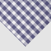 USA Flag Blue en White Gingham Checked Tissuepapier (Detail)