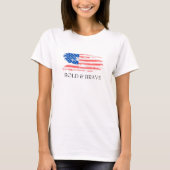 USA FLAG BOLD & BRAVE SHIRT (Voorkant)