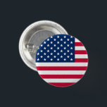 USA Flag Button Patriotic<br><div class="desc">American Flag Buttons - United States of America - USA Flag - Patriotic - independence day - July 4th - Customizable - Choose / Add Your Unique Text / Color / Image - Make Your Special Button Gifts Accessories - Resize and move or remove and add elements / image with...</div>