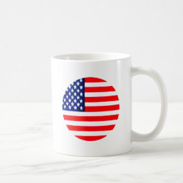 USA Flag Circle Tdhe MUSEUM Zazzle Koffiemok