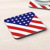 USA Flag coastercn Bier Onderzetter (Linkerzijde)