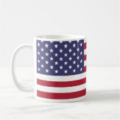 USA Flag Coffee Mok, Mok voor koffie (Links)