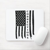USA Flag Correcties Funny van Correctional Muismat (Met muis)