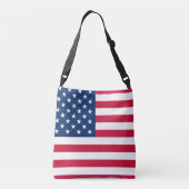 USA Flag Crossbody Tas - Patriottisch (Achterkant)