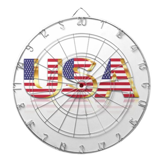 USA Flag Dart Board Dartbord (Voorkant)