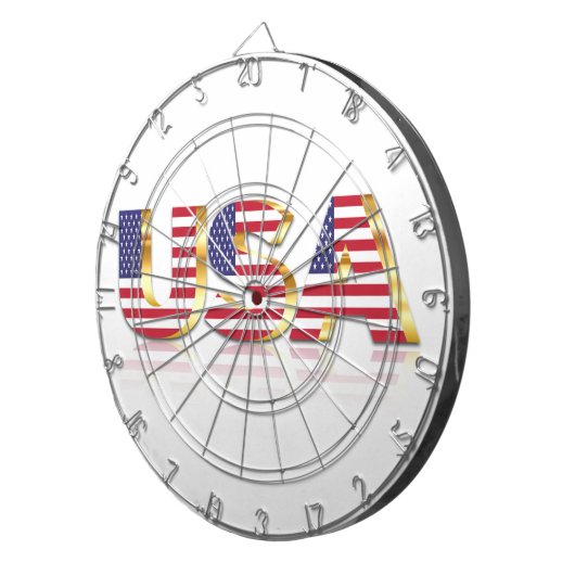 USA Flag Dart Board Dartbord (Voorkant Rechts)