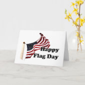 USA Flag Day Kaart (Gele Bloem)