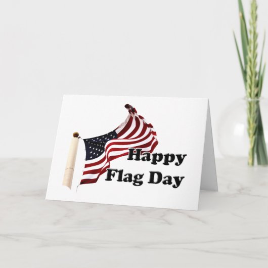 USA Flag Day Kaart (Voorkant)