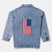 USA Flag Denim Jas Denim Jacket (Achterkant)