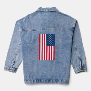 USA Flag Denim Jas Jacket
