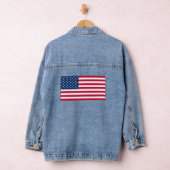 USA Flag Denim Jas - Patriottisch Jacket (Hangar)