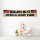 USA Flag Desert Welkom Home Aangepaste Banner (Insitu)