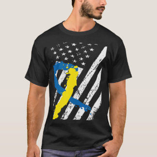 USA Flag Down Syndrome Awareness Dad Ma Down Synd T-shirt